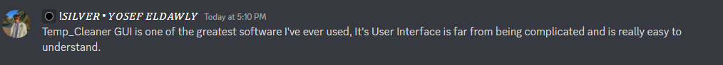 Yossef's Opinion of Temp_Cleaner GUI